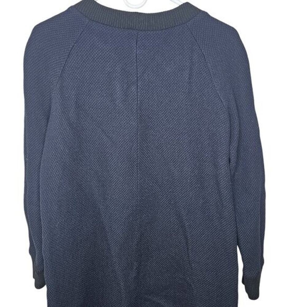 Martin Grant Brocade Sweater Dress long sleeve Navy size 38 $874 - Picture 7 of 8
